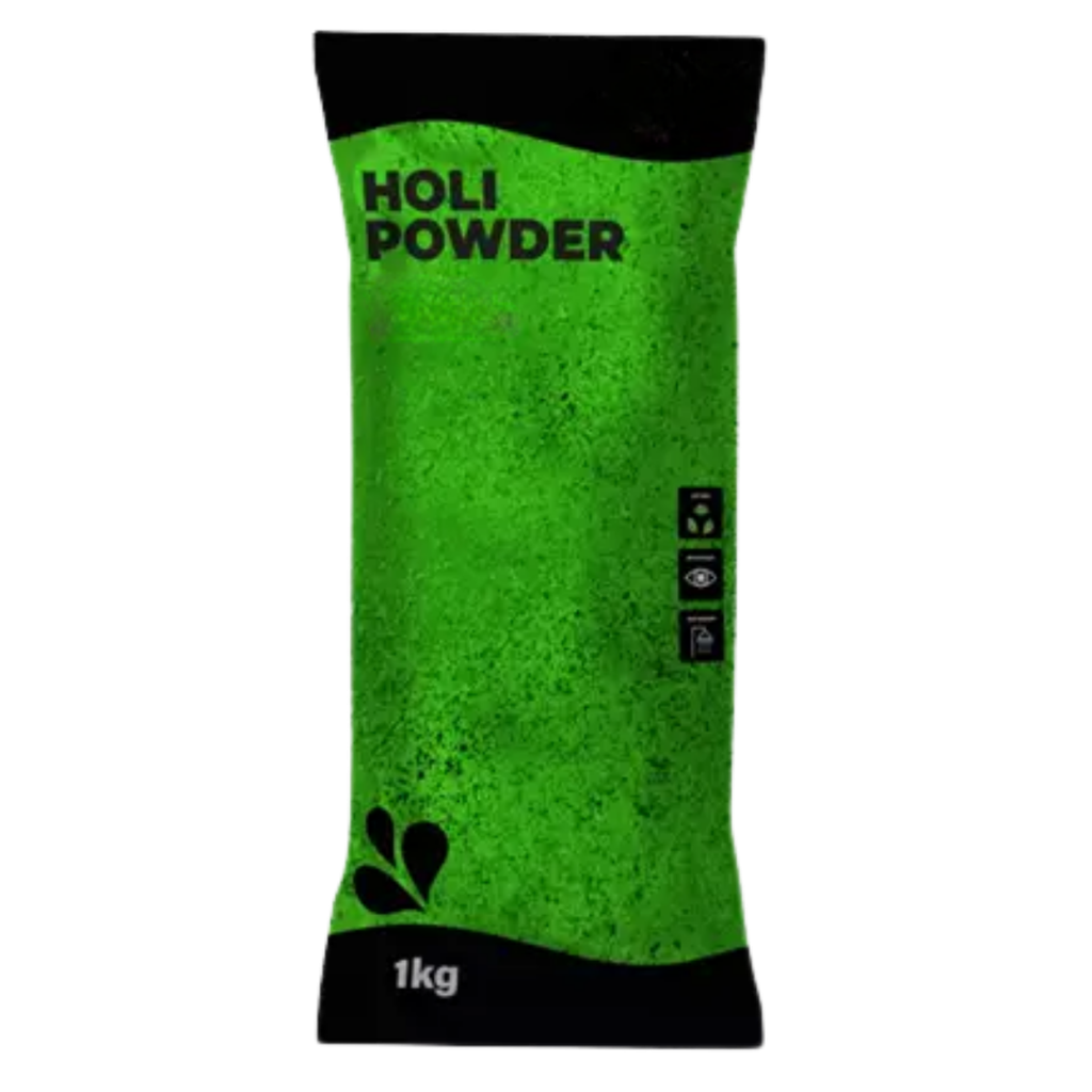 Poudre Holi Vert - Sachet de 1kg