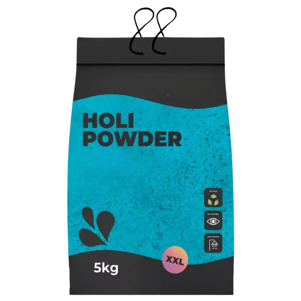 Poudre Holi BLEU - Sac de 5kg