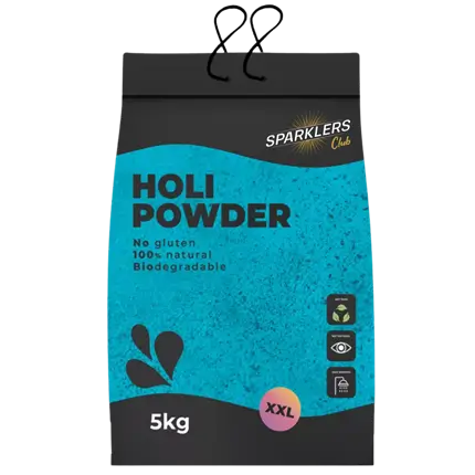 Poudre Holi BLEU - Sac de 5kg