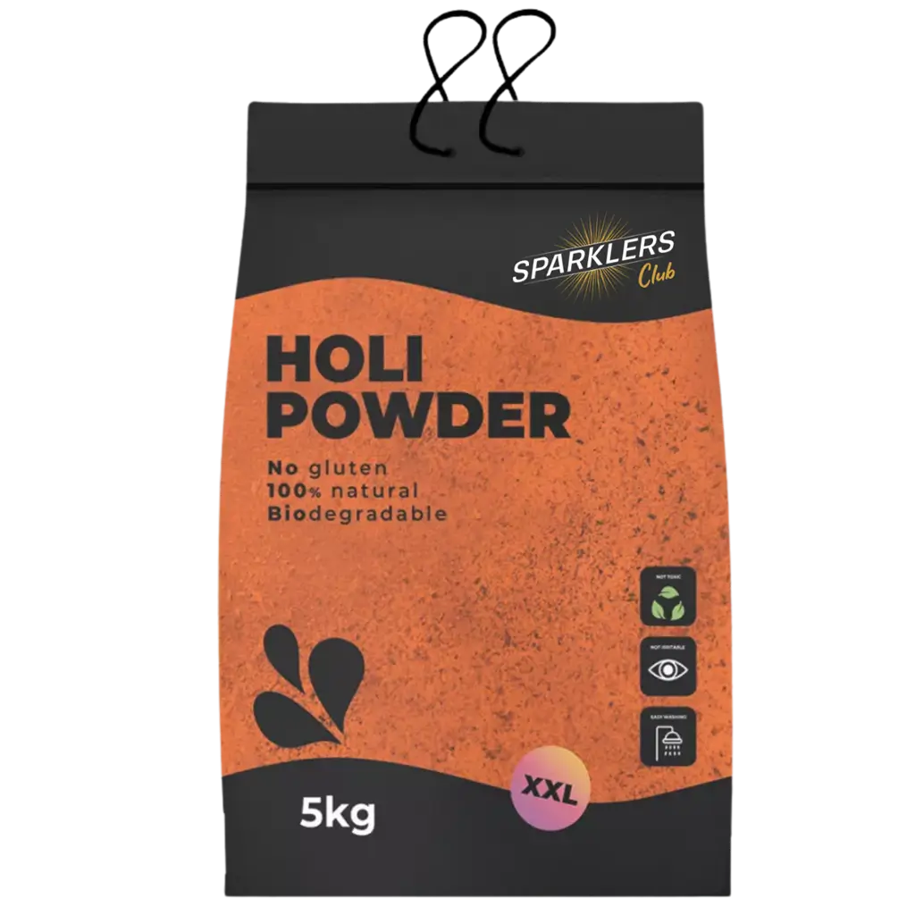 Poudre Holi ORANGE - Sac de 5kg