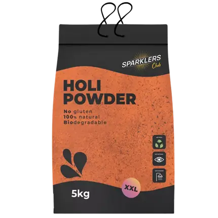 Poudre Holi ORANGE - Sac de 5kg