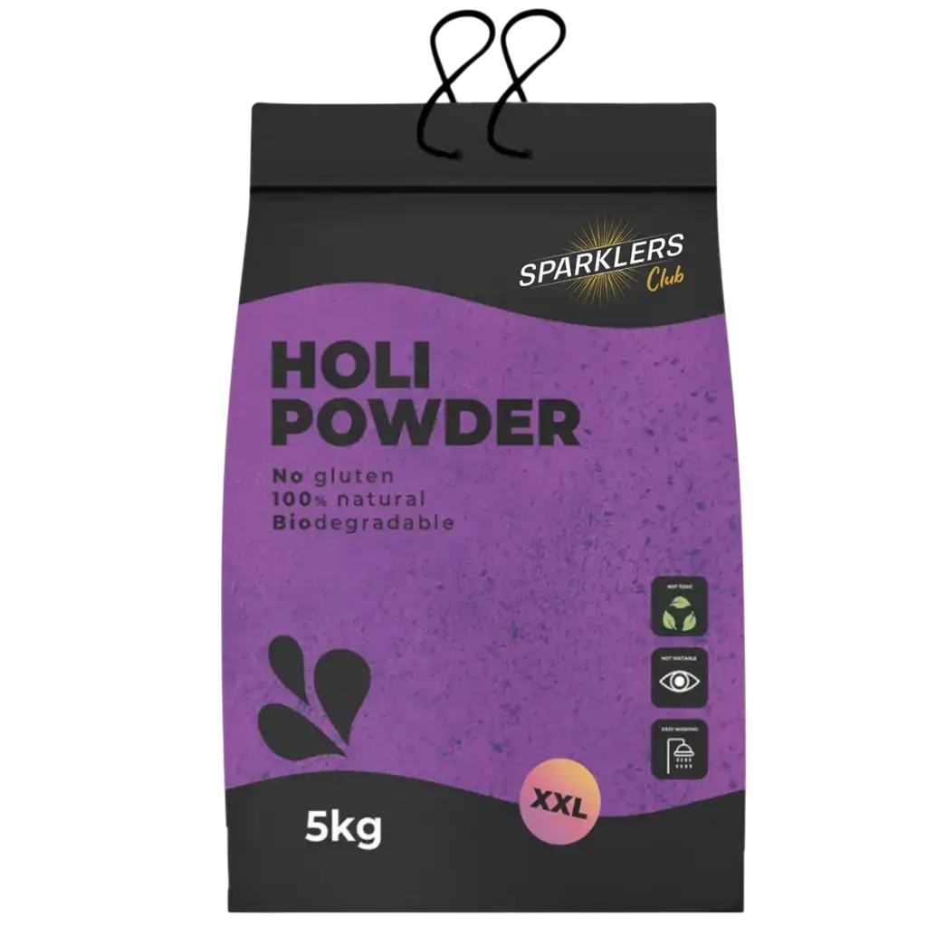 Poudre Holi VIOLET- Sac de 5kg