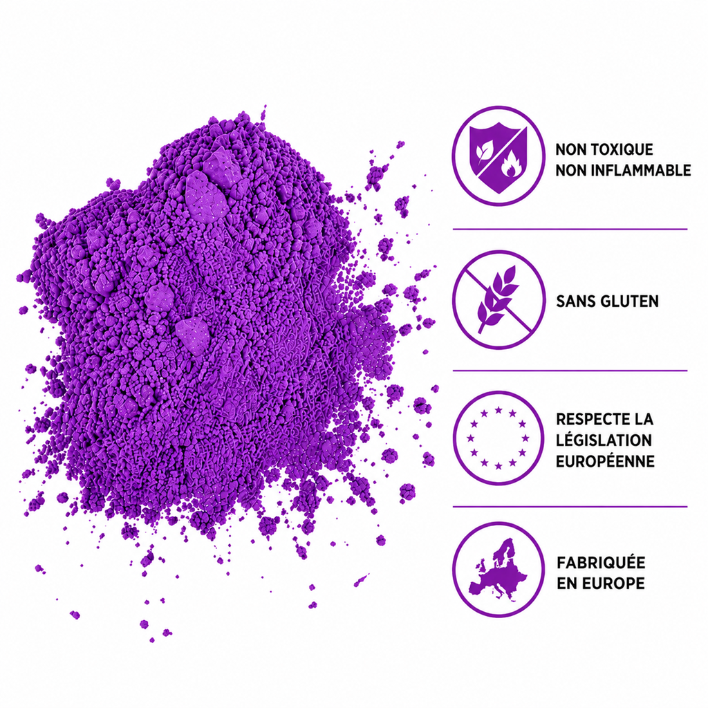 Poudre Holi VIOLET- Sac de 5kg