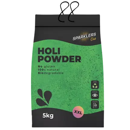 Poudre Holi VERT - Sac de 5kg