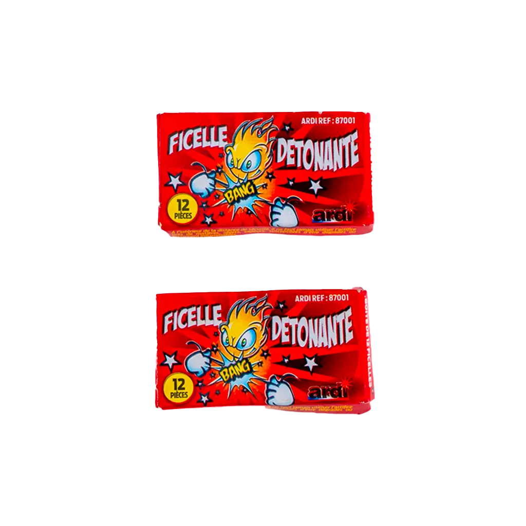 LOT DE 10 PAQUETS DE FICELLES DÉTONANTE DÉMON (12 pièces/paquet)