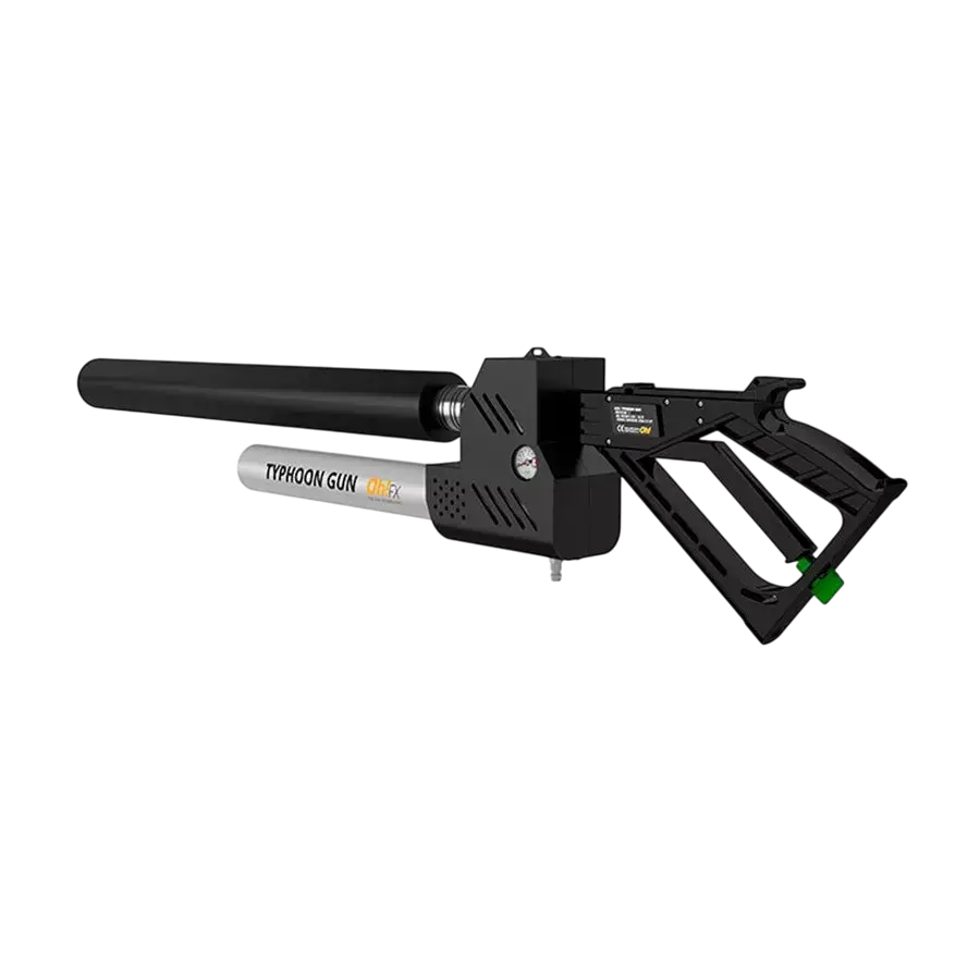 OhFx® TYPHOON GUN - Pistolet à T-shirt, Confettis et Poudre Holi