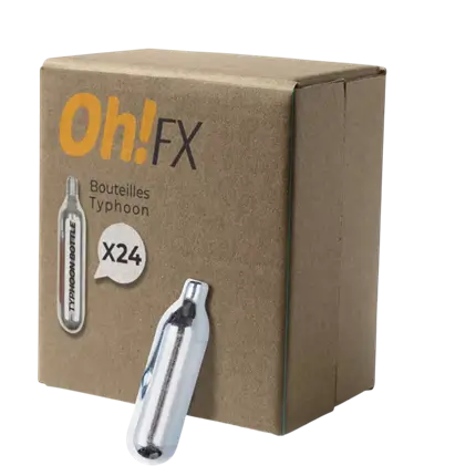 OhFx® Bouteilles Typhoon pour Typhoon Gun - Lot de 24
