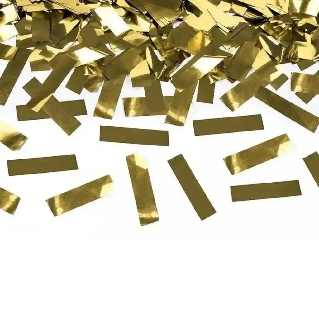 Lot de 4 de Canons à confettis 60 CM Gold