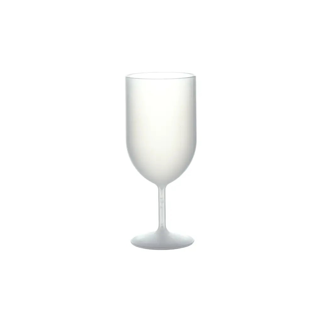 Lot de 20 Verres à Vin Ecocup Effet Givré 12cl (18cl ras bord) Réutilisable - Type Vin, Dégustation, Apéritif