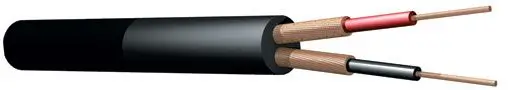 Bobine de Câble DMX 100 mètres, 6mm, couleur noir - 2 conducteurs + blindage
