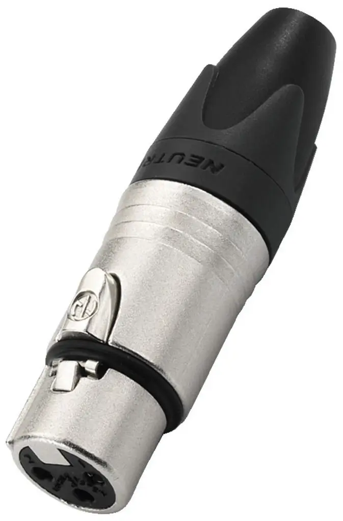 Fiche XLR Femelle, 3 pôles - Marque Neutrik®