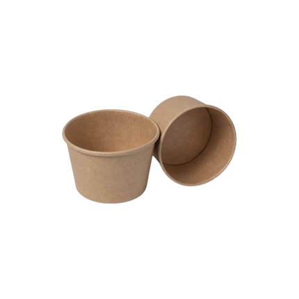 Pot à Glace en Carton Kraft - 36cl (12oz) - Lot de 50