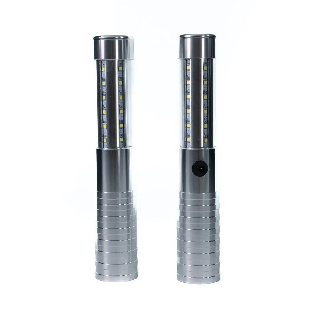 Lot de 2 BÂTONS LED BOUTEILLE V.I.P ARGENT