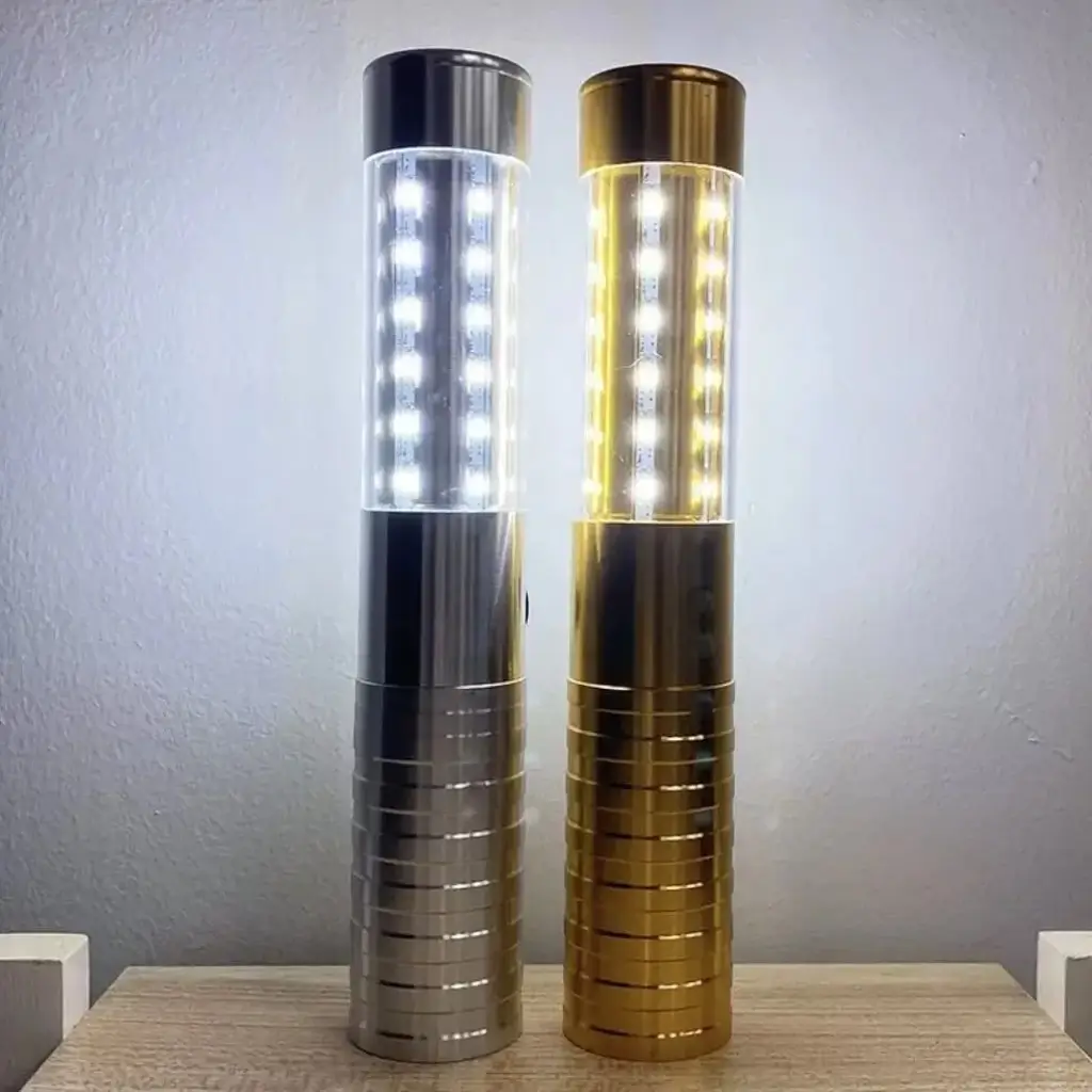 Lot de 2 BÂTONS LED BOUTEILLE V.I.P OR