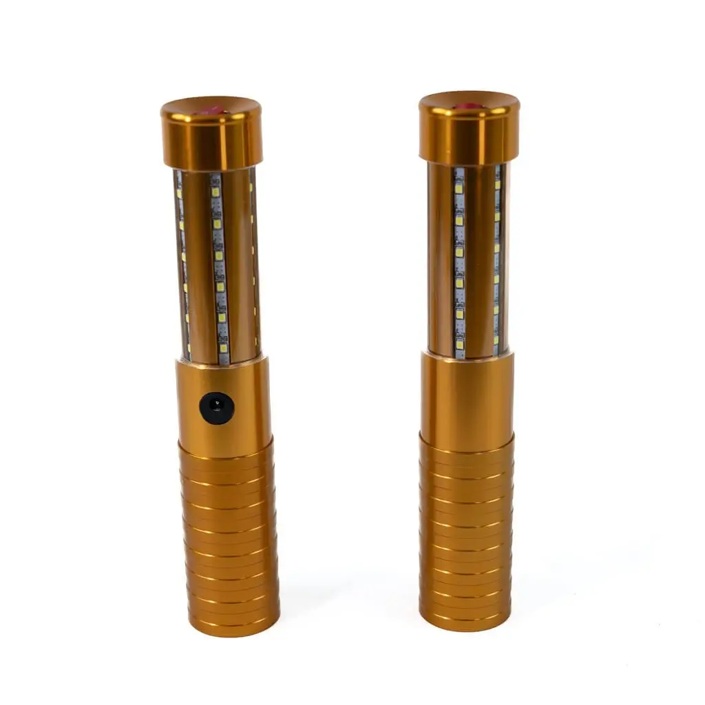 Lot de 2 BÂTONS LED BOUTEILLE V.I.P OR