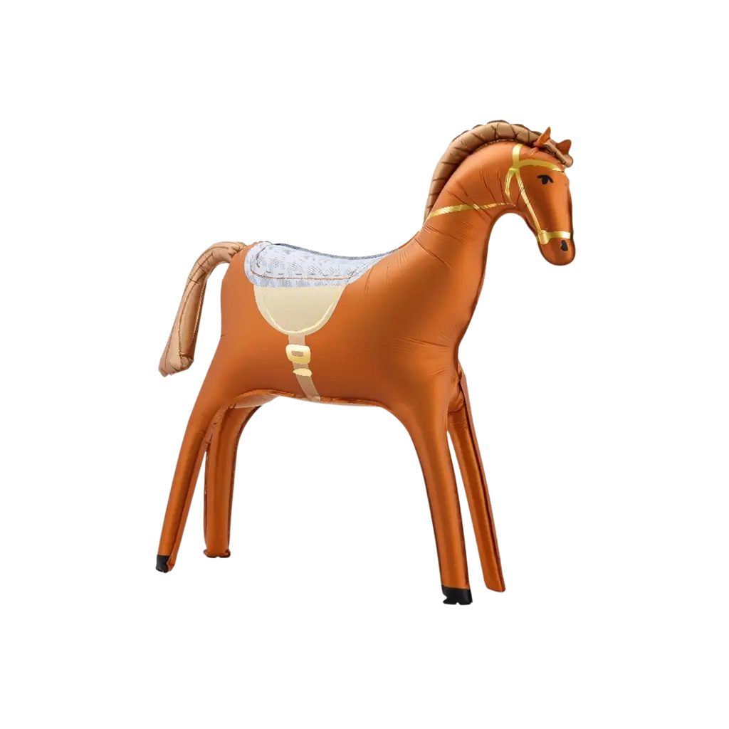 Ballon Aluminium Cheval Géant 112 x 97 cm – Décoration Anniversaire