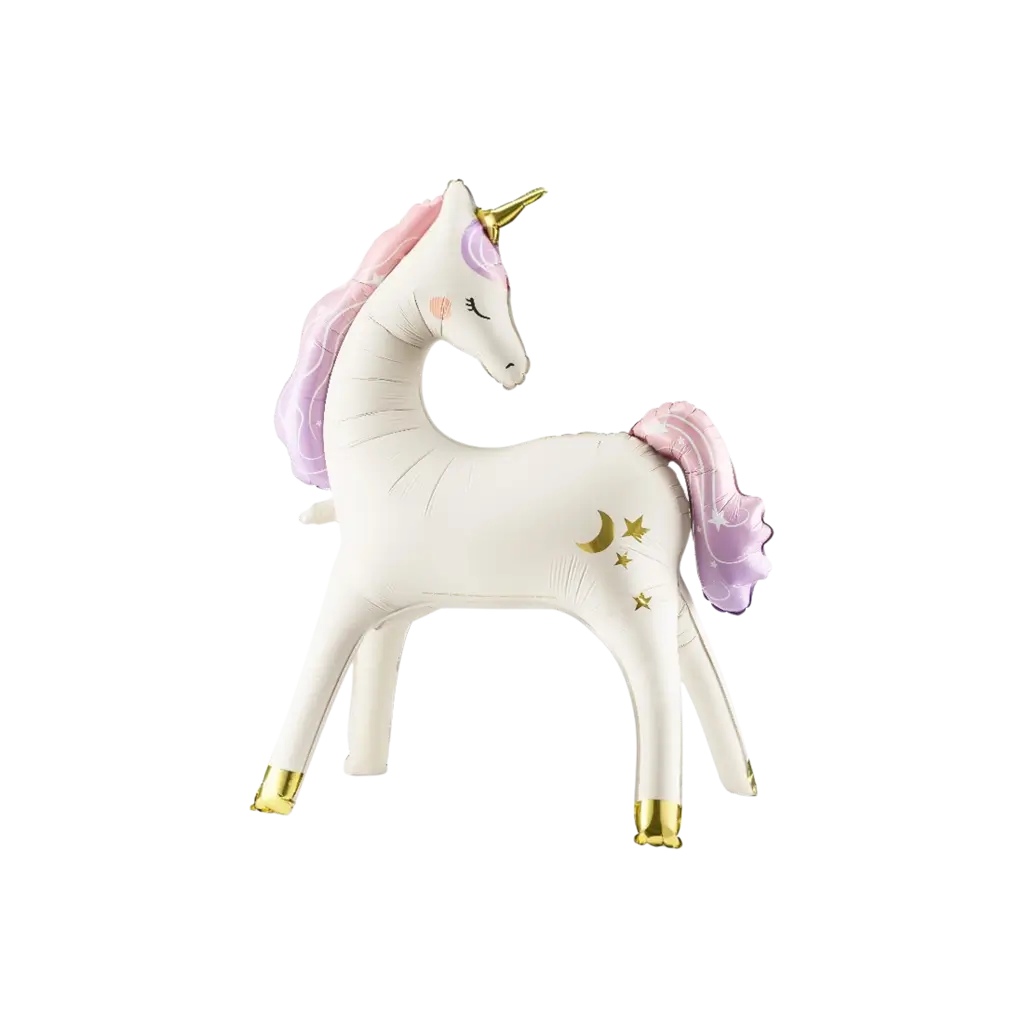 Ballon Aluminium Licorne Géante 95 x 86 cm – Décoration Anniversaire