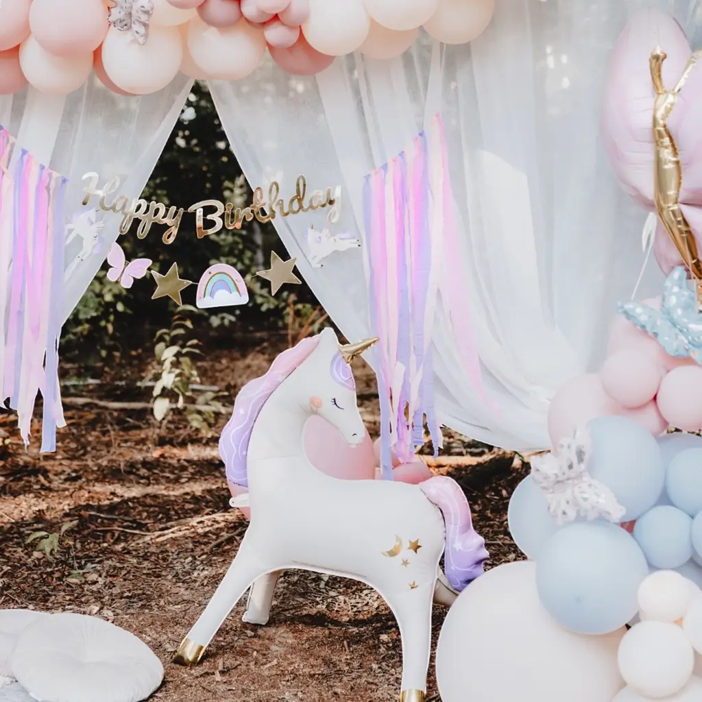 Ballon Aluminium Licorne Géante 95 x 86 cm – Décoration Anniversaire
