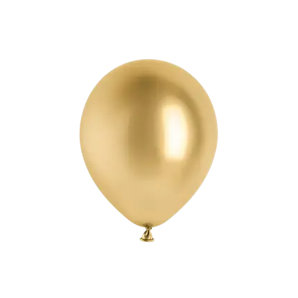 Lot de 10 Ballons Glossy Or 30 cm – Ballons Brillants de Décoration