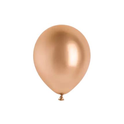 Lot de 10 Ballons Glossy Or Rose 30 cm – Ballons Brillants de Décoration