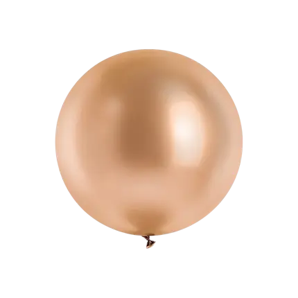 Ballon Géant Glossy Or Rose 100 cm – Ballon Brillant pour Décoration de Fête