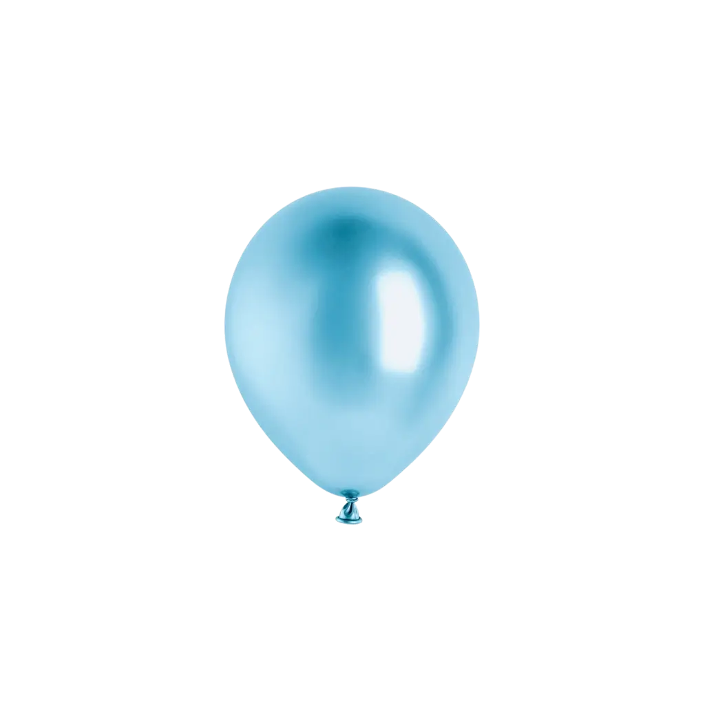 Lot de 50 Ballons Glossy Bleus 12 cm – Ballons Brillants de Décoration