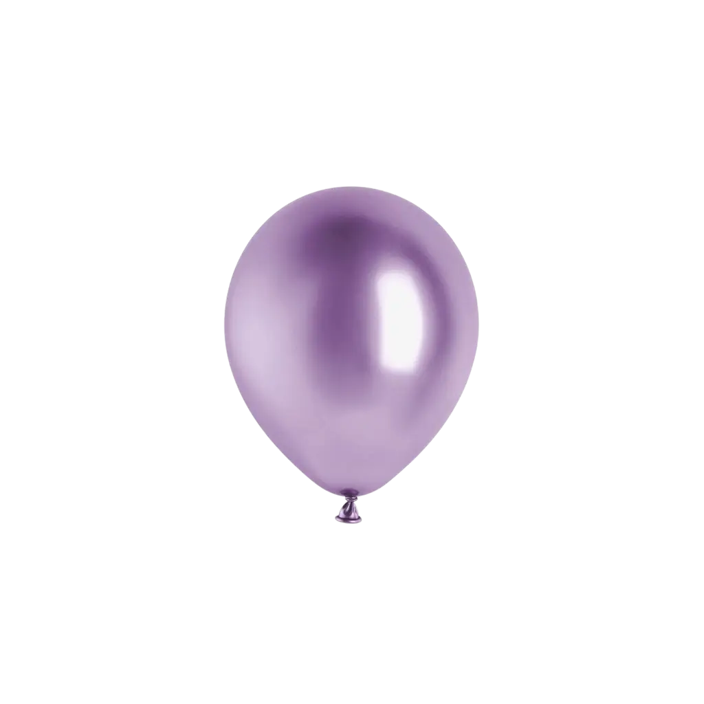 Lot de 50 Ballons Glossy Violets 12 cm – Ballons Brillants de Décoration