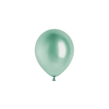 Lot de 50 Ballons Glossy Vert Bouteille 12 cm – Ballons Brillants de Décoration
