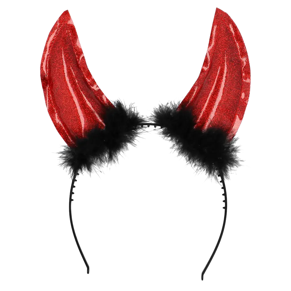 Serre-Tête Diablesse Rouge – Cornes de Diable Halloween