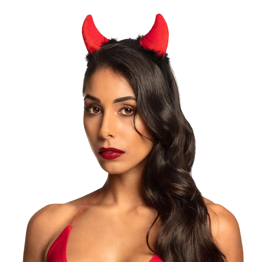 Serre-Tête Cornes de Diable – Accessoire Halloween