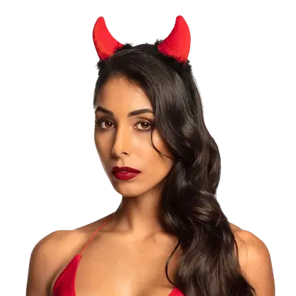 Serre-Tête Cornes de Diable – Accessoire Halloween