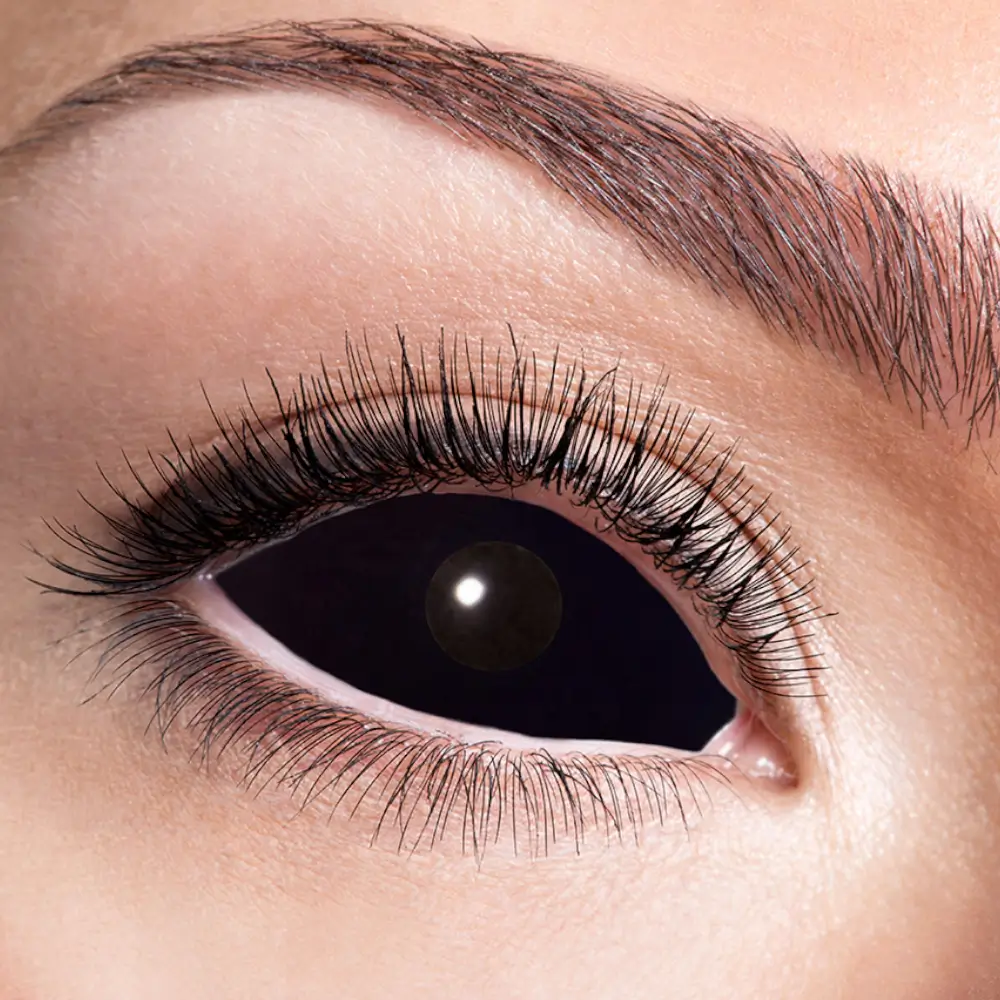 Lentilles Yeux Noirs Mort-Vivant – Lentilles Halloween