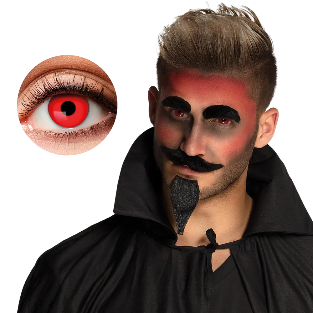 Lentilles Rouges Diable – Lentilles Halloween