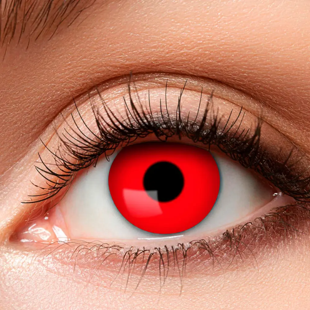 Lentilles Rouges Diable – Lentilles Halloween
