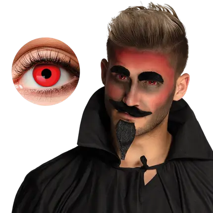 Lentilles Rouges Diable – Lentilles Halloween