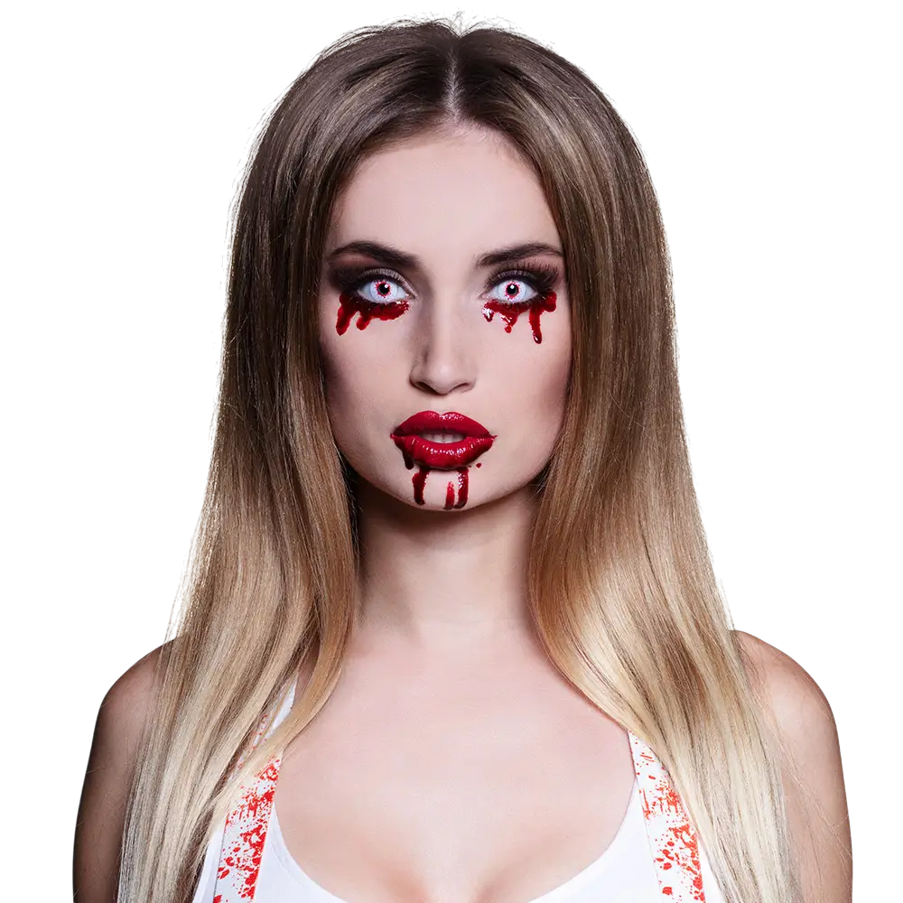 Lentilles Éclaboussures de Sang – Lentilles Halloween