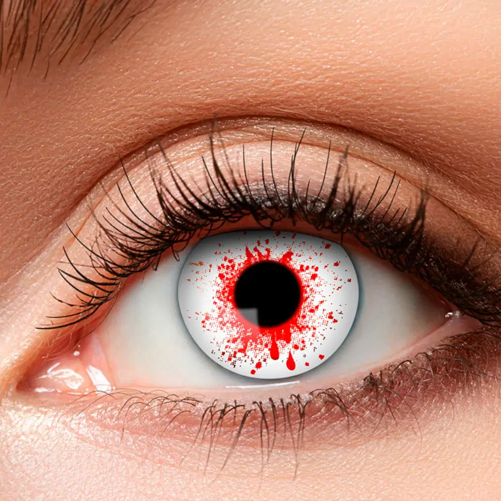 Lentilles Éclaboussures de Sang – Lentilles Halloween