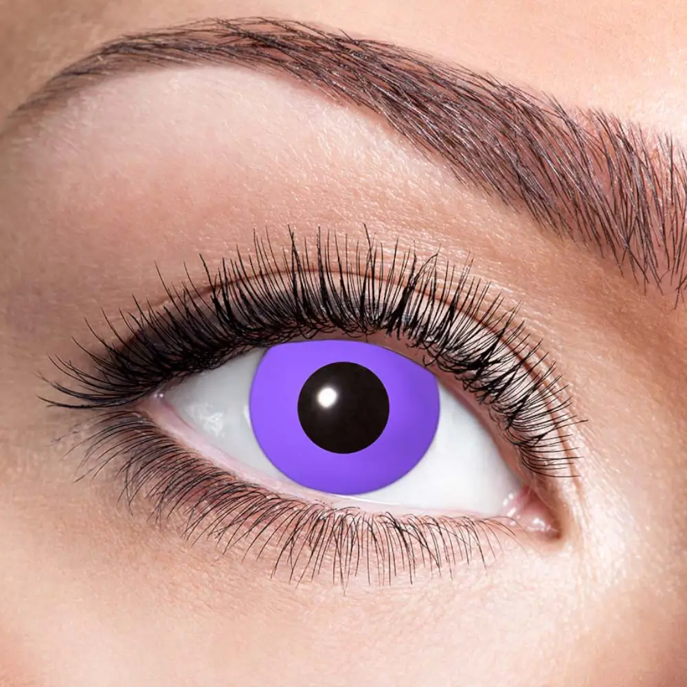 Lentilles Gothiques Violettes – Lentilles Halloween