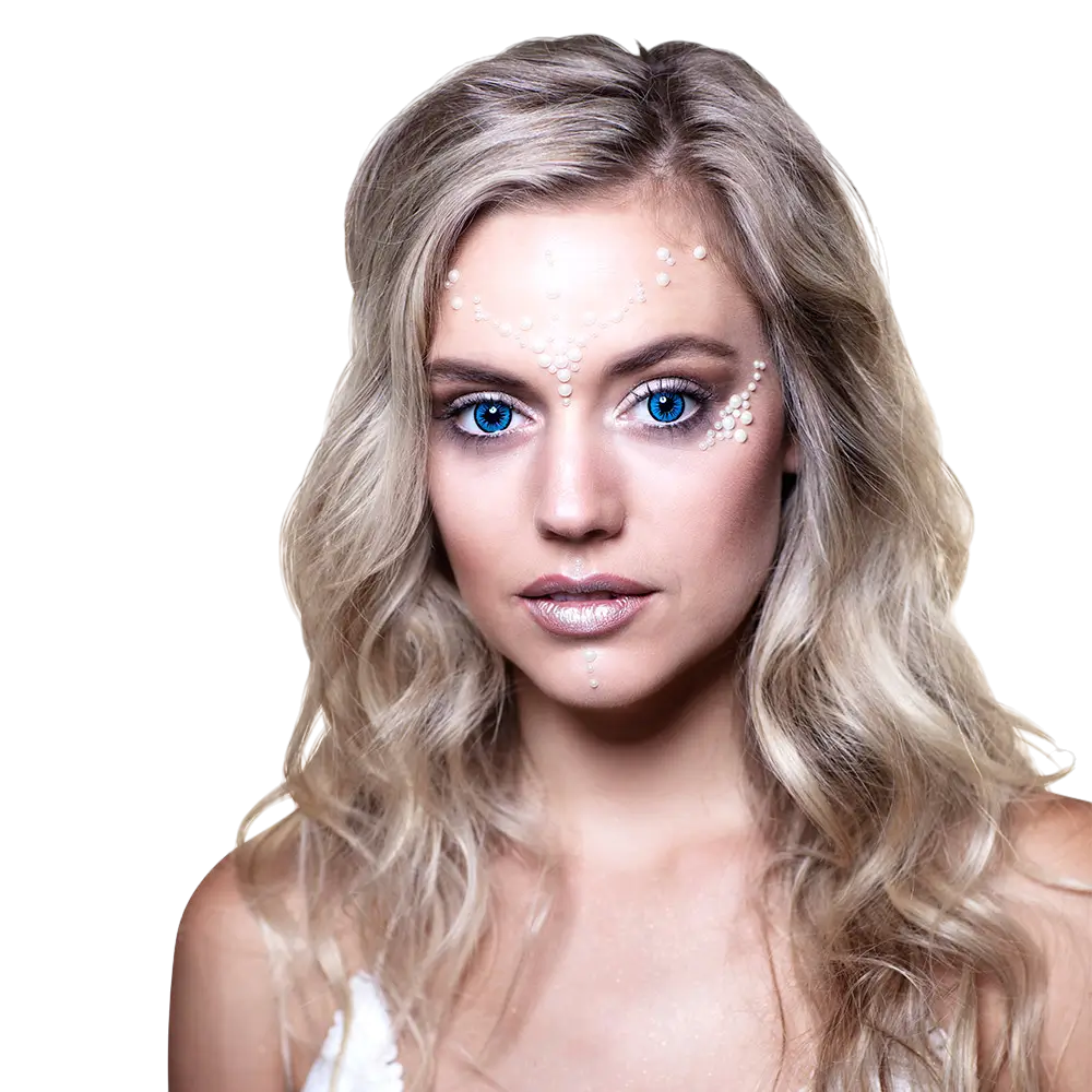 Lentilles Bleu Clair Ange – Lentilles de Contact Fantaisie