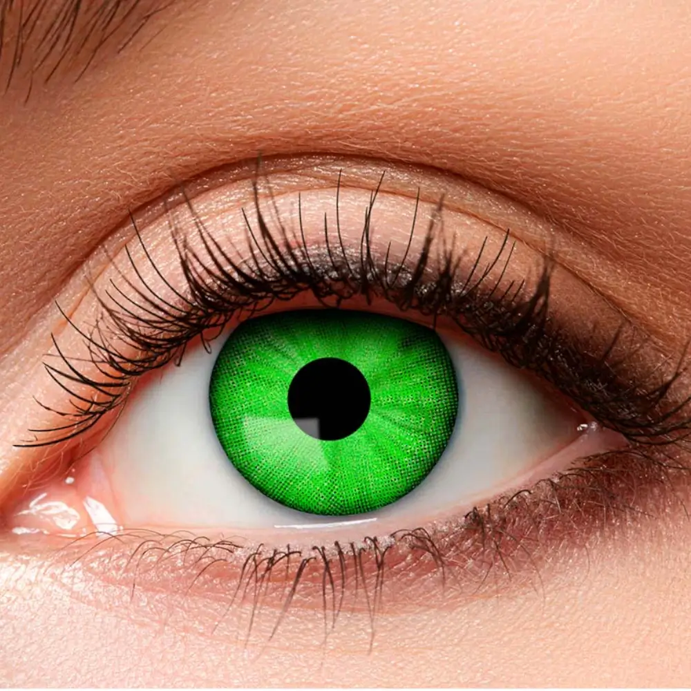 Lentilles Vertes Zombie – Lentilles Halloween