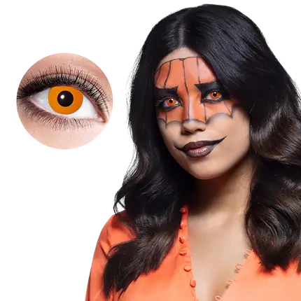 Lentilles Orange Citrouille – Lentilles Halloween