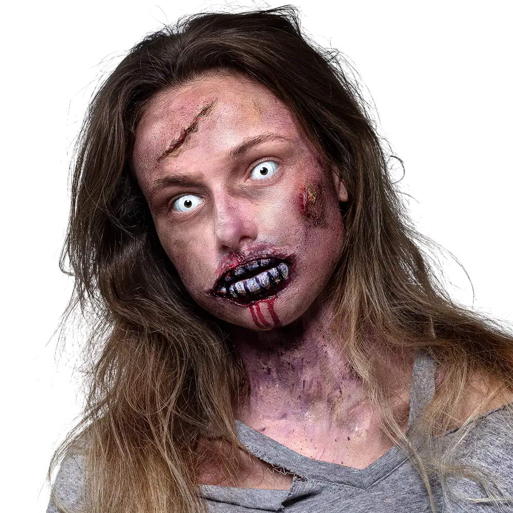 Lentilles Yeux Blancs Zombie – Lentilles Halloween