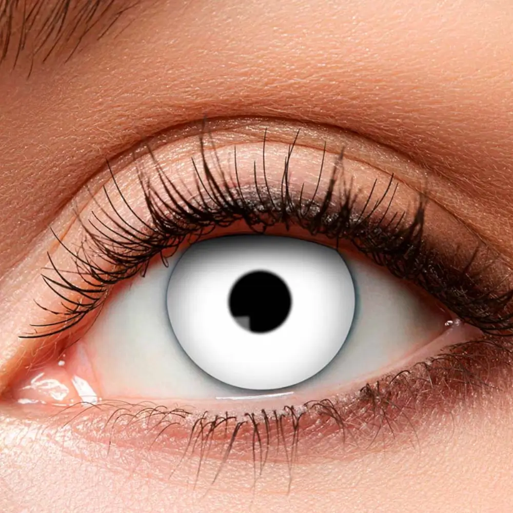 Lentilles Yeux Blancs Zombie – Lentilles Halloween