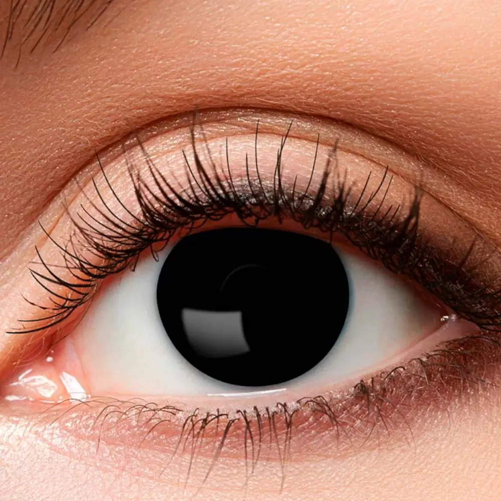 Lentilles Skullface Noir et Blanc – Lentilles Halloween