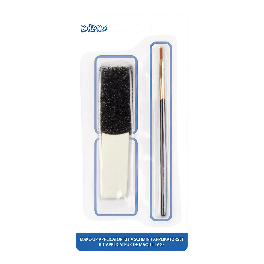 Kit Pinceau et Éponge de Maquillage – Accessoires Halloween