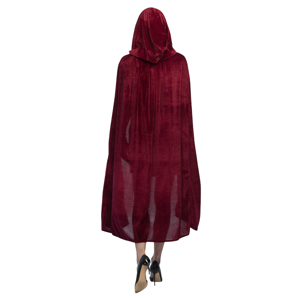 Cape Rouge Bordeaux 170 cm – Déguisement Halloween