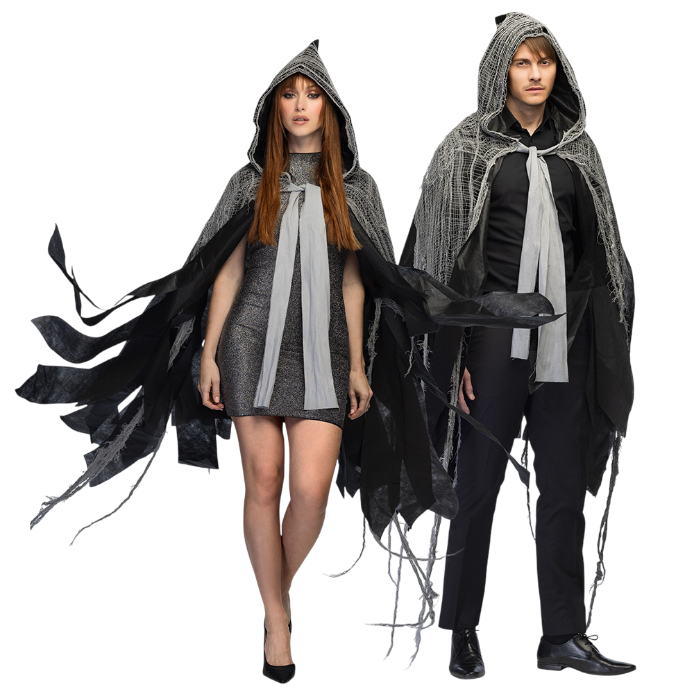 Cape Grise – Déguisement Halloween