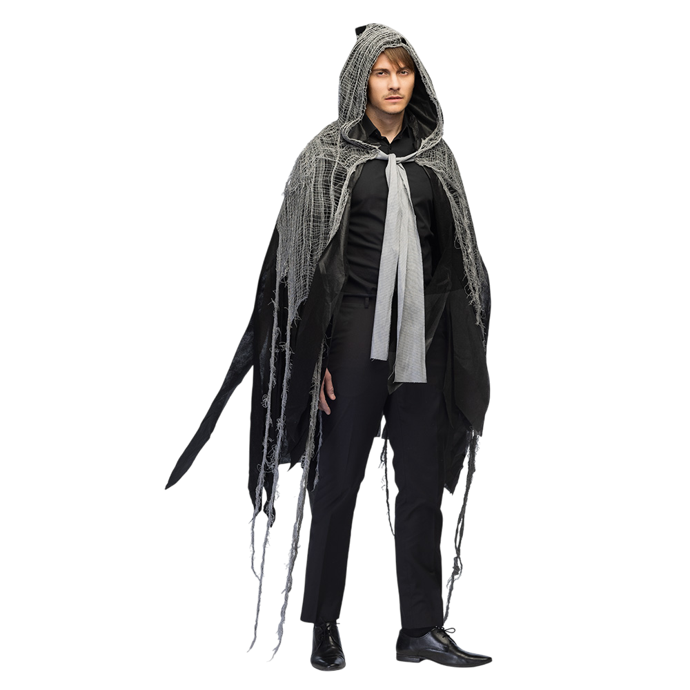 Cape Grise – Déguisement Halloween