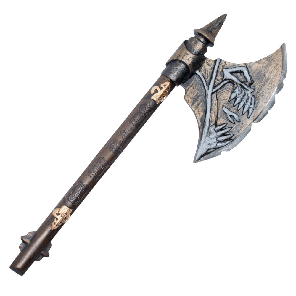 Hache Tête de Mort 68 cm – Accessoire Halloween