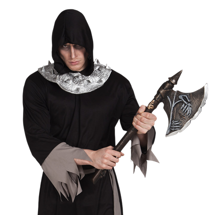Hache Tête de Mort 68 cm – Accessoire Halloween